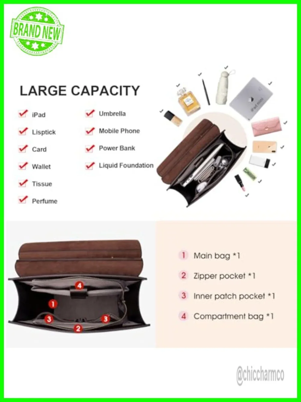 Genuine Leather Backpack Purse Travel Shoulder Bag Convertible Anti-Theft